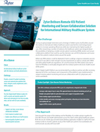 Collateral 9 International Military Healthcare System Implements Zyter Tele-ICU